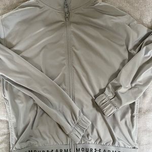 Under Armour gray zip up light jacket